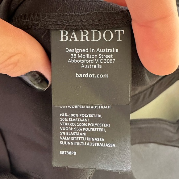 Bardot Eleni Black Strapless Jumpsuit - Picture 12 of 13